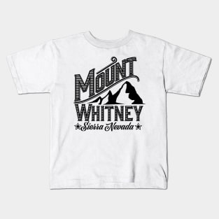 Mount Whitney Kids T-Shirt